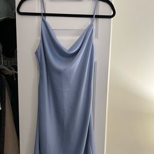 Urban Outfitters M silk blue dress